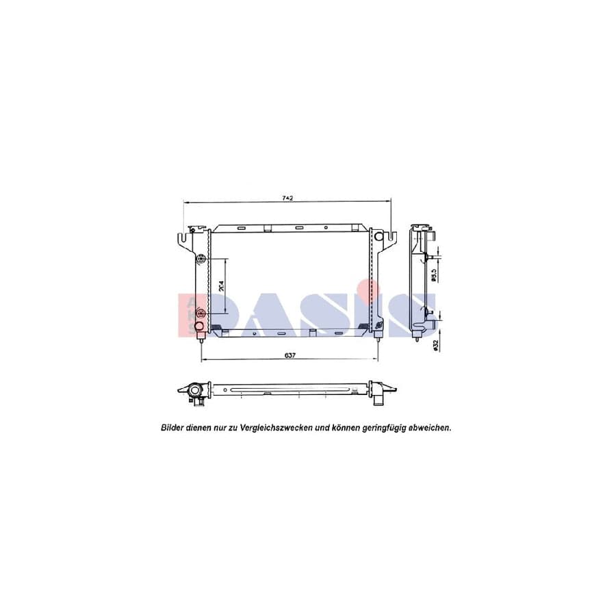 AKS Dasis 520130N Engine Radiator | ML Performance UK