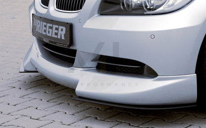 Rieger 00053400 BMW 3 Series E90 E91 Front Splitter 1 | ML Performance UK Car Parts