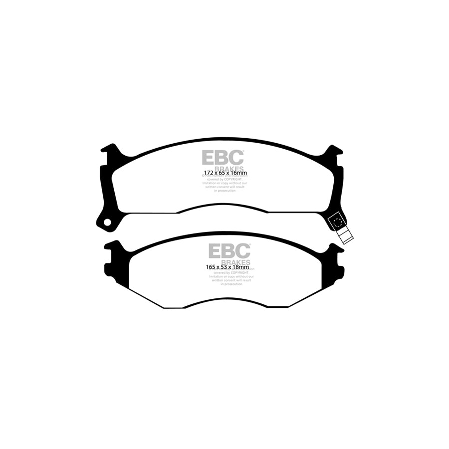 EBC DP1194 Chrysler Voyager Ultimax Front Brake Pads 2 | ML Performance UK Car Parts