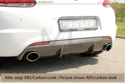 Rieger 00088083 VW 13 Mk3 Scirocco Rear Diffuser 1 | ML Performance UK Car Parts