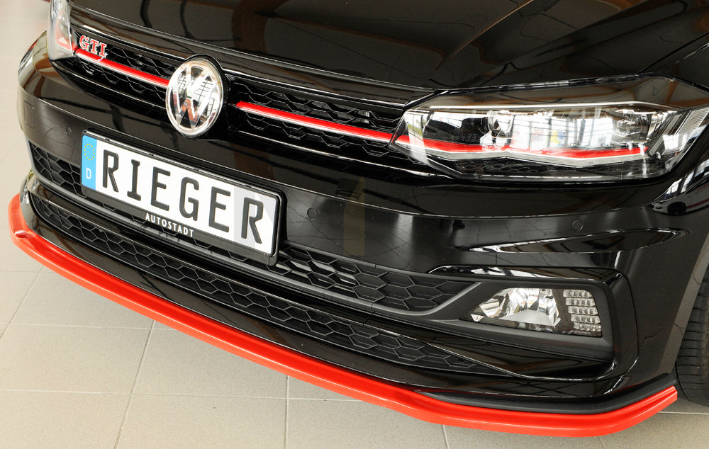 Rieger 00047220 VW Polo AW Front Splitter (Inc. Polo AW GTI) 5 | ML Performance UK Car Parts