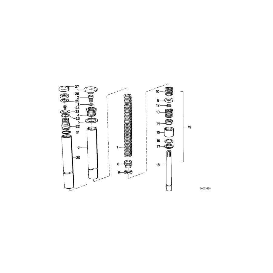 Genuine BMW 31421457159 Shim 2,000mm (Inc. R 65 RT) | ML Performance UK Car Parts