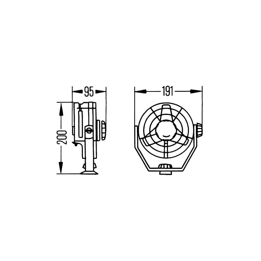 Hella 8EV 003 361-011 Interior Blower