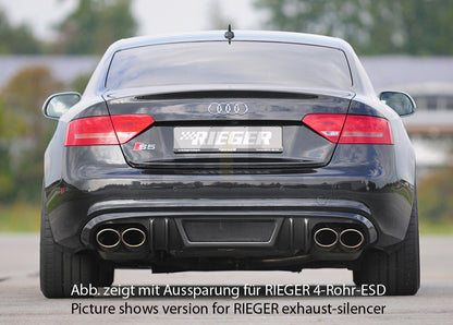 Rieger 00099894 Audi B8 B81 Rear Diffuser (A5 & S5) 2 | ML Performance UK Car Parts