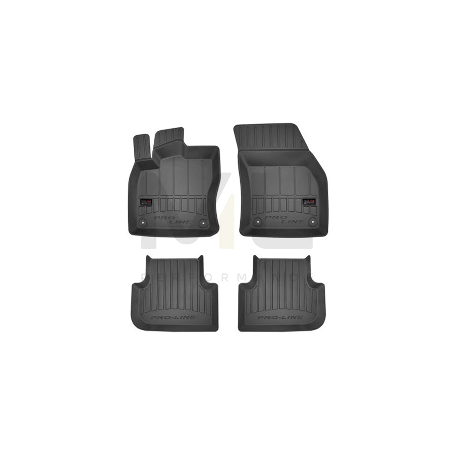 FROGUM Tailored 3D407343 Floor mat set for VW Tiguan II (AD1) Elastomer, Front and Rear, Quantity: 4, Black | ML Performance Car Parts