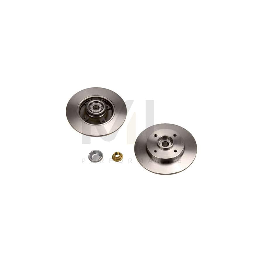 TRW DF4452BS Brake Disc Solid, with ABS sensor ring, with wheel bearing | ML Performance Car Parts