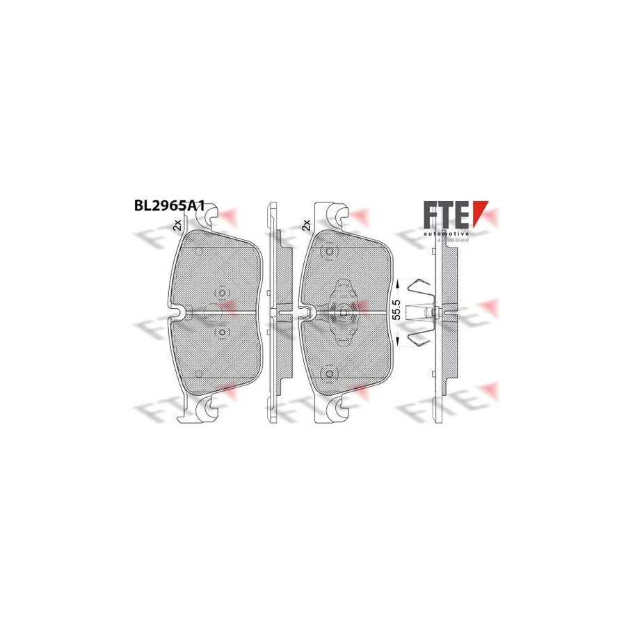 Fte BL2965A1 Brake Pad Set | ML Performance UK Car Parts