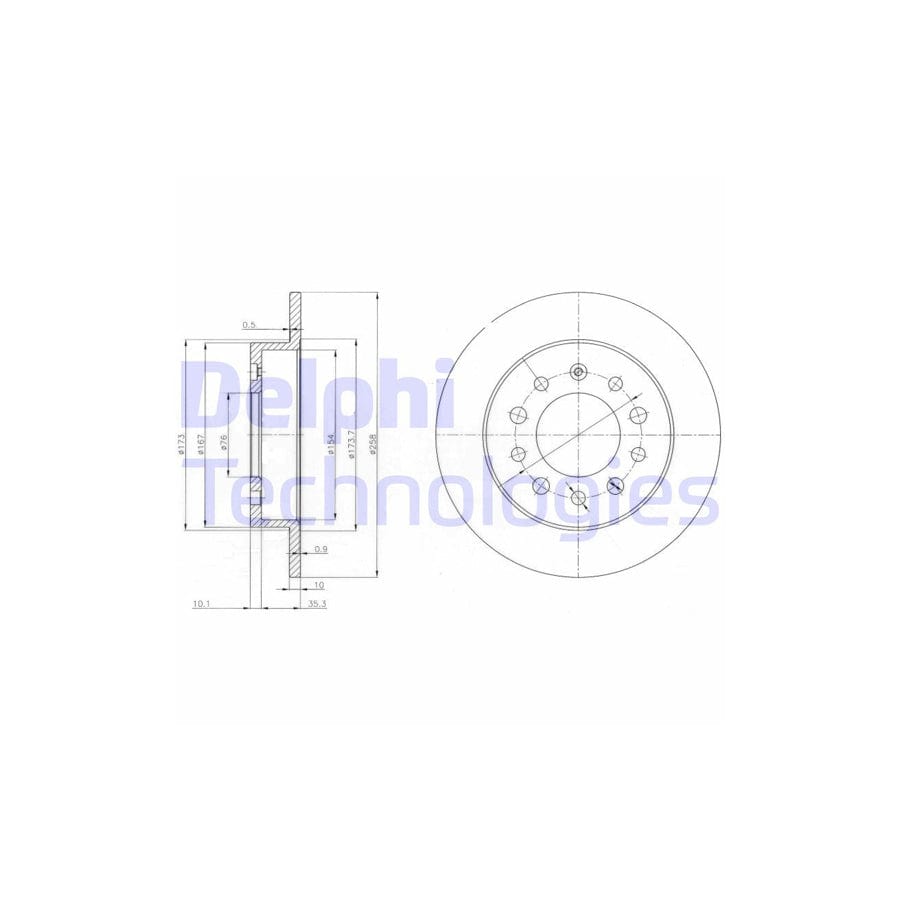 Delphi Bg3862 Brake Disc