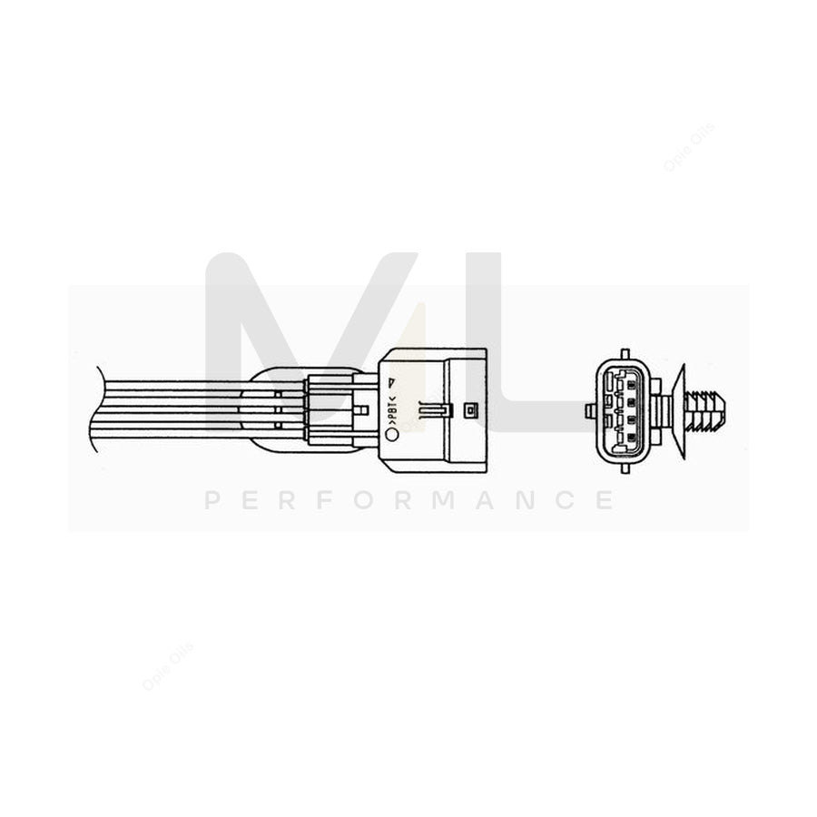 NTK Lambda Sensor - Oxygen / O2 Sensor OZA837-EE7 (NGK 94149) | ML Car Parts UK | ML Performance