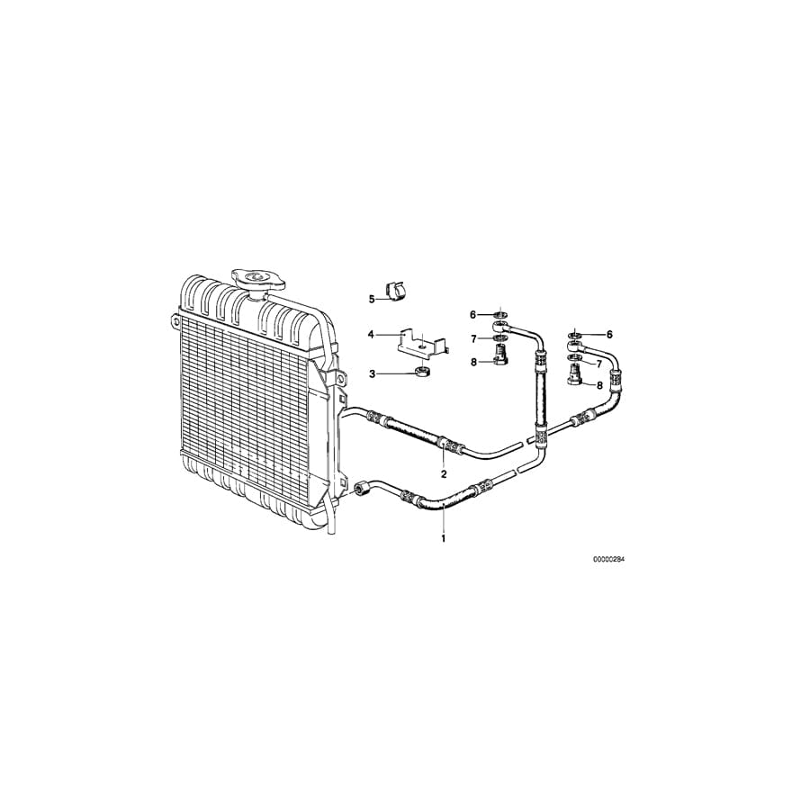 Genuine BMW 17221116385 E21 Return Pipe (Inc. 320, 318 & 320i) | ML Performance UK Car Parts