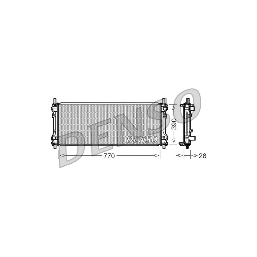 Denso DRM10103 Drm10103 Engine Radiator For Ford Transit | ML Performance UK