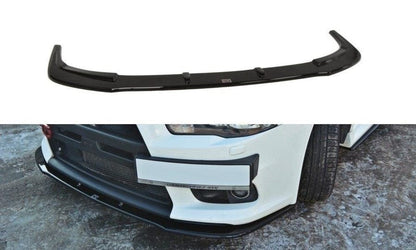 Maxton Design MI-LA-10-EVO-FD1T Front Splitter V.1 Mitsubishi Lancer EVO X | ML Performance UK Car Parts