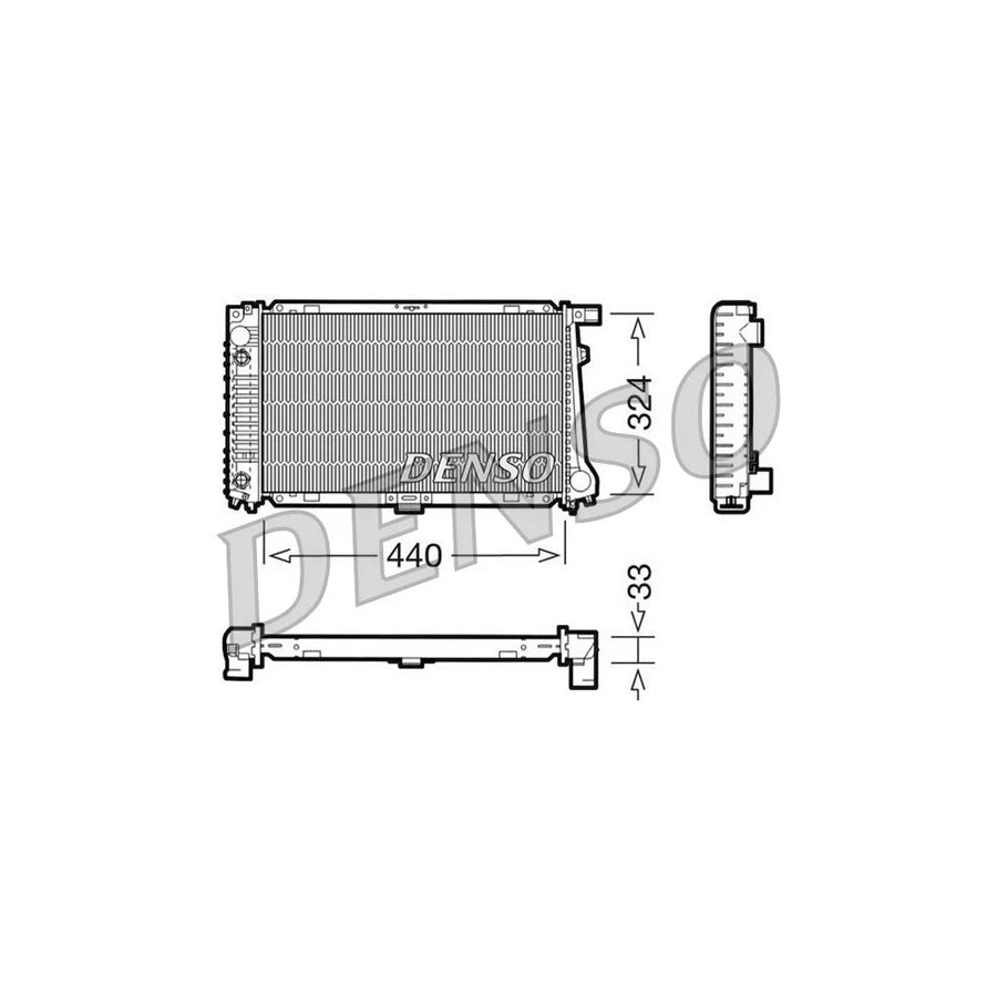 Denso DRM05033 Drm05033 Engine Radiator For Bmw 3 Series | ML Performance UK