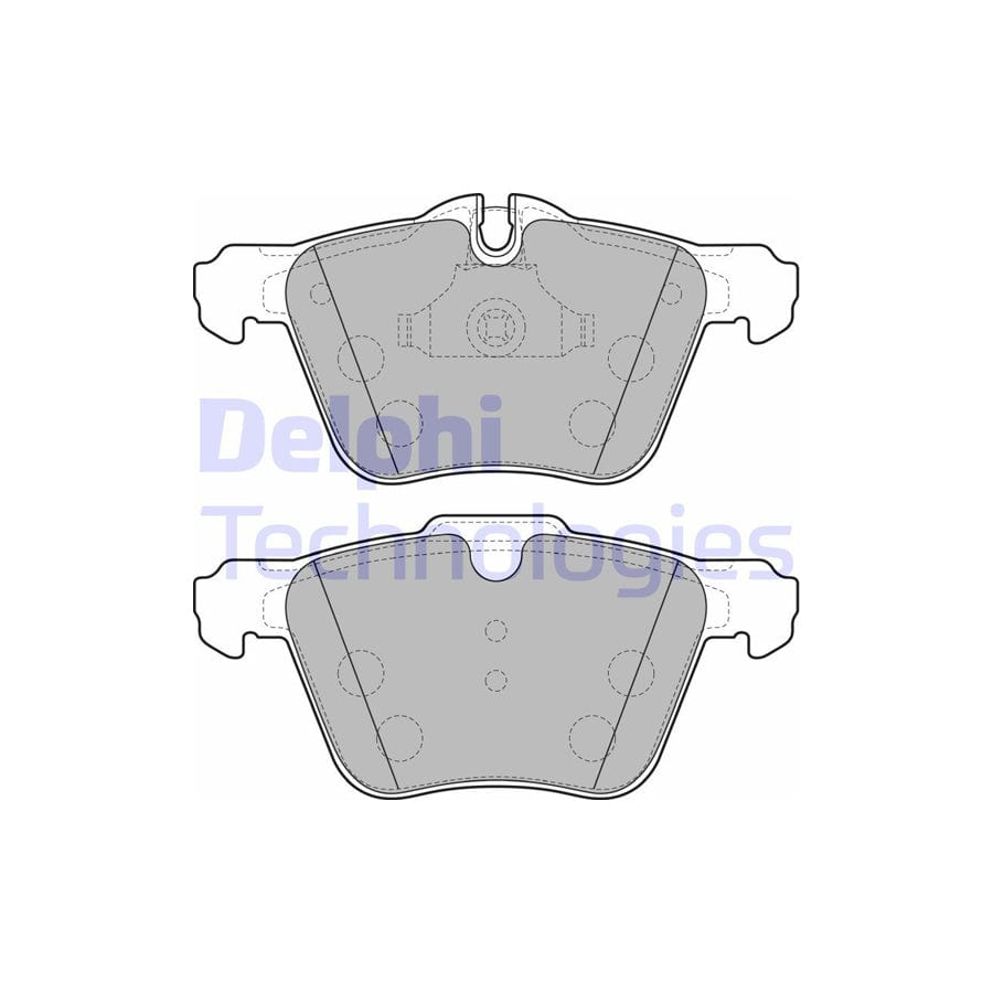 Delphi Lp2114 Brake Pad Set