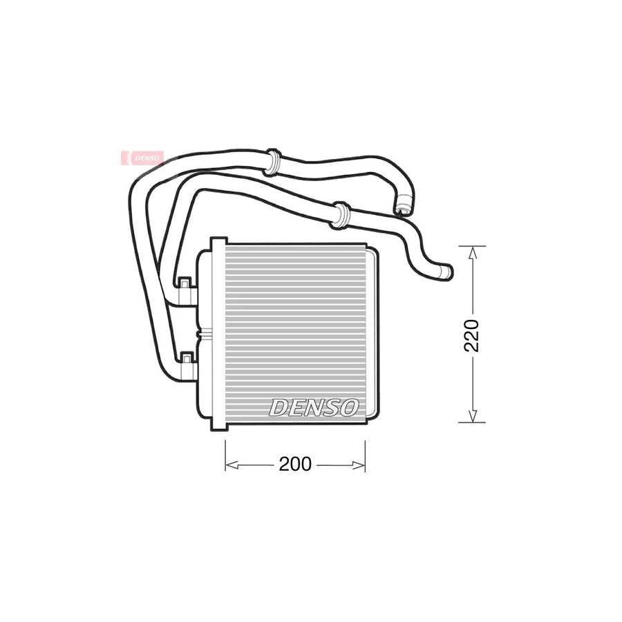 Denso DRR12003 Drr12003 Heater Matrix For Iveco Daily | ML Performance UK