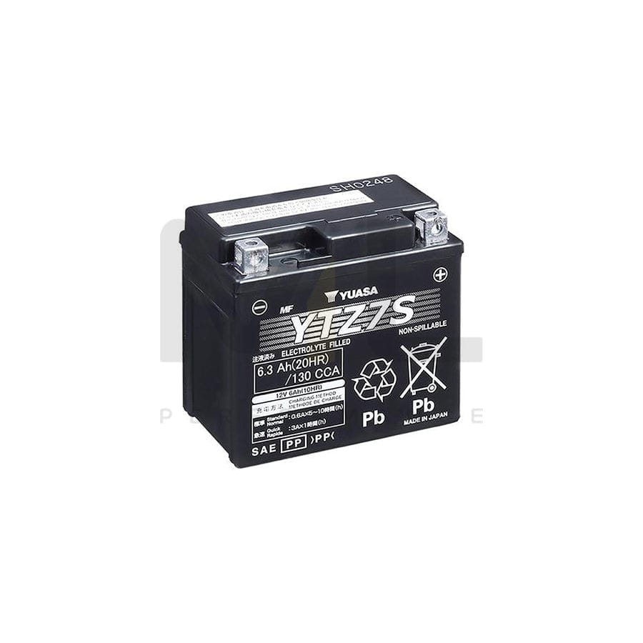 Yuasa YTZ7S 12V High Performance Maintenance Free Motorbike & Motorcycle Battery | ML Performance UK Car Parts