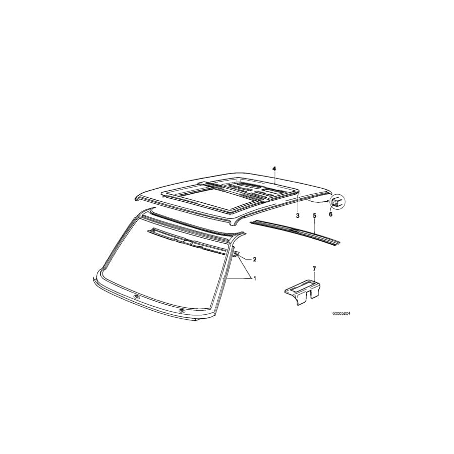 Genuine BMW 41231868607 E21 Bracket Interior Light (Inc. 320, 318i & 323i) | ML Performance UK Car Parts