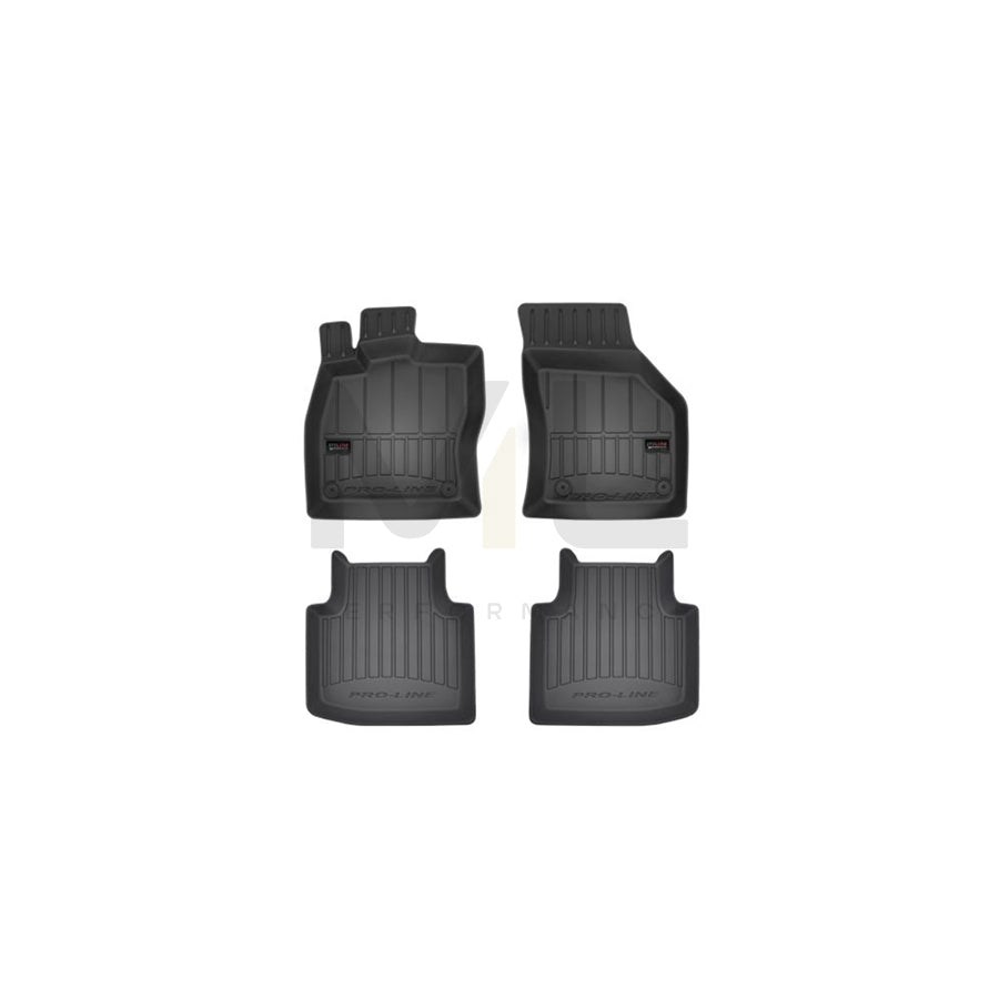 FROGUM Tailored 3D407046 Floor mat set for SKODA SUPERB Elastomer, Front and Rear, Quantity: 4, Black | ML Performance Car Parts