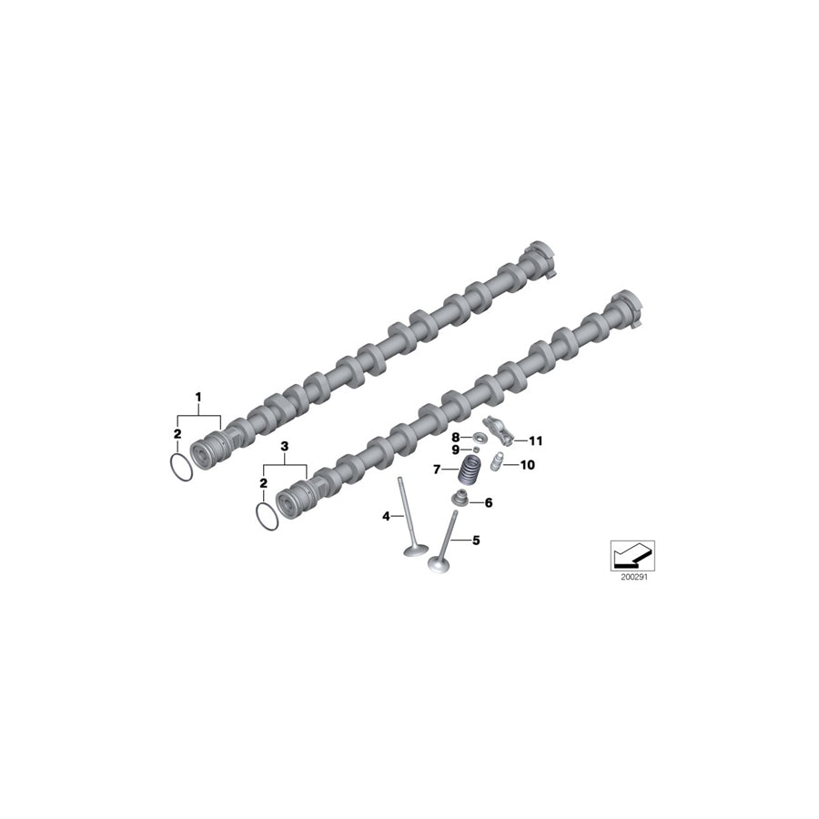 Genuine BMW 11318658942 RR31 G12 Inlet Camshaft ZYL. 1-6 (Inc. Phantom EWB, M760LiX & Phantom) | ML Performance UK Car Parts