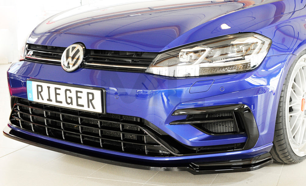 Rieger 00088150 VW Mk7 Mk7-Line Golf R Front Splitter 8 | ML Performance UK Car Parts