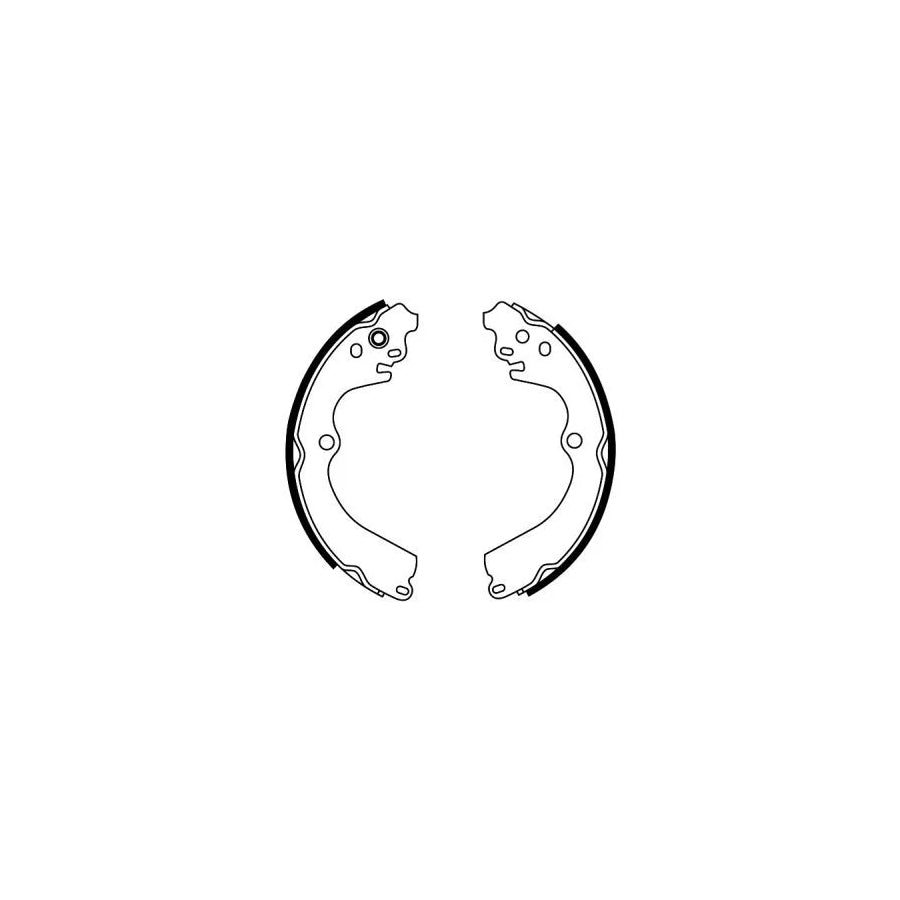 ABE C06014ABE Brake Shoe Set