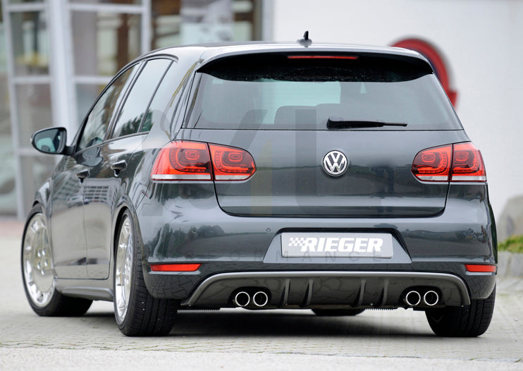 Rieger 00099139 VW Mk6 Golf GTD Rear Diffuser 3 | ML Performance UK Car Parts