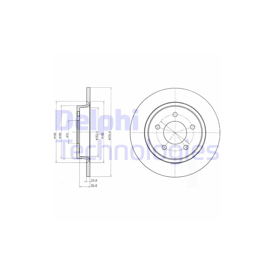 Delphi Bg3930 Brake Disc