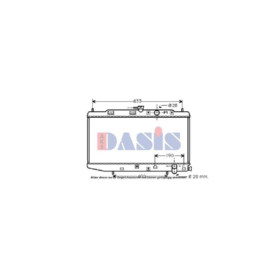 AKS Dasis 100321N Engine Radiator | ML Performance UK