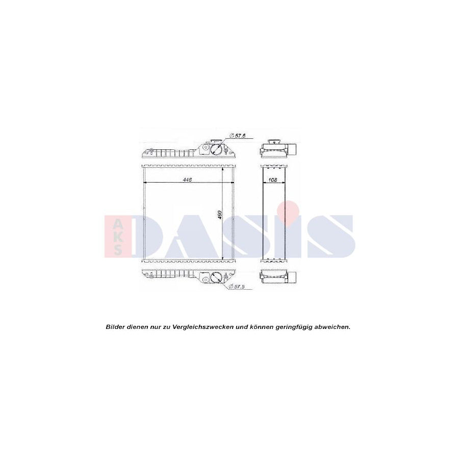 AKS Dasis 440609N Engine Radiator | ML Performance UK