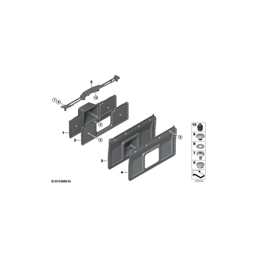 Genuine BMW 51477224931 Trunk Partition Trim Panel (Inc. 640dX, 650iX 4.4 & 640d) | ML Performance UK