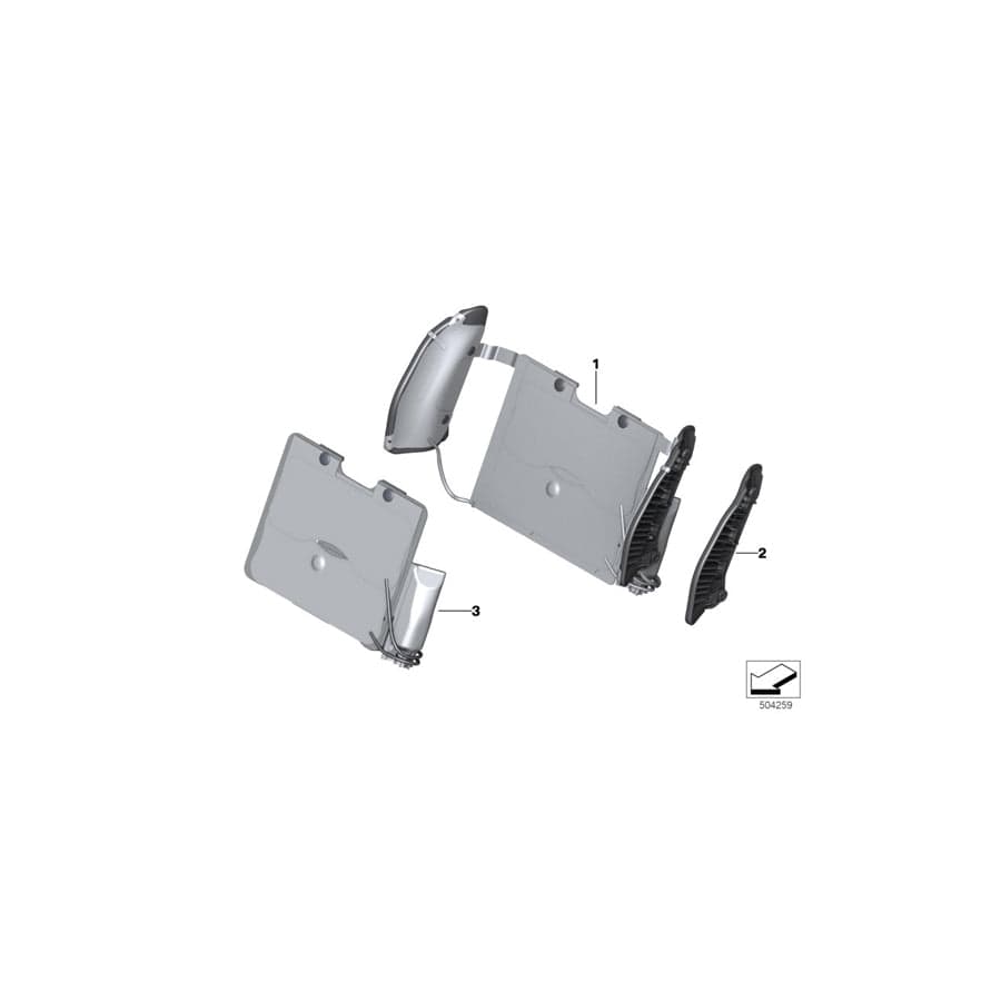 Genuine BMW 52107431796 G15 G16 G14 Supporting Plate, Left (Inc. 840i, 840dX & 840iX) | ML Performance UK Car Parts