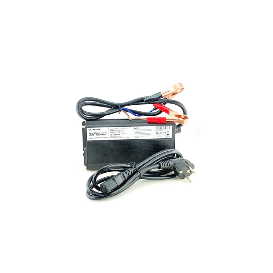 Ultramax LiFePO4 Charger 10AMP -24V Euro Plug | ML Performance Battery and Electrical Accessories