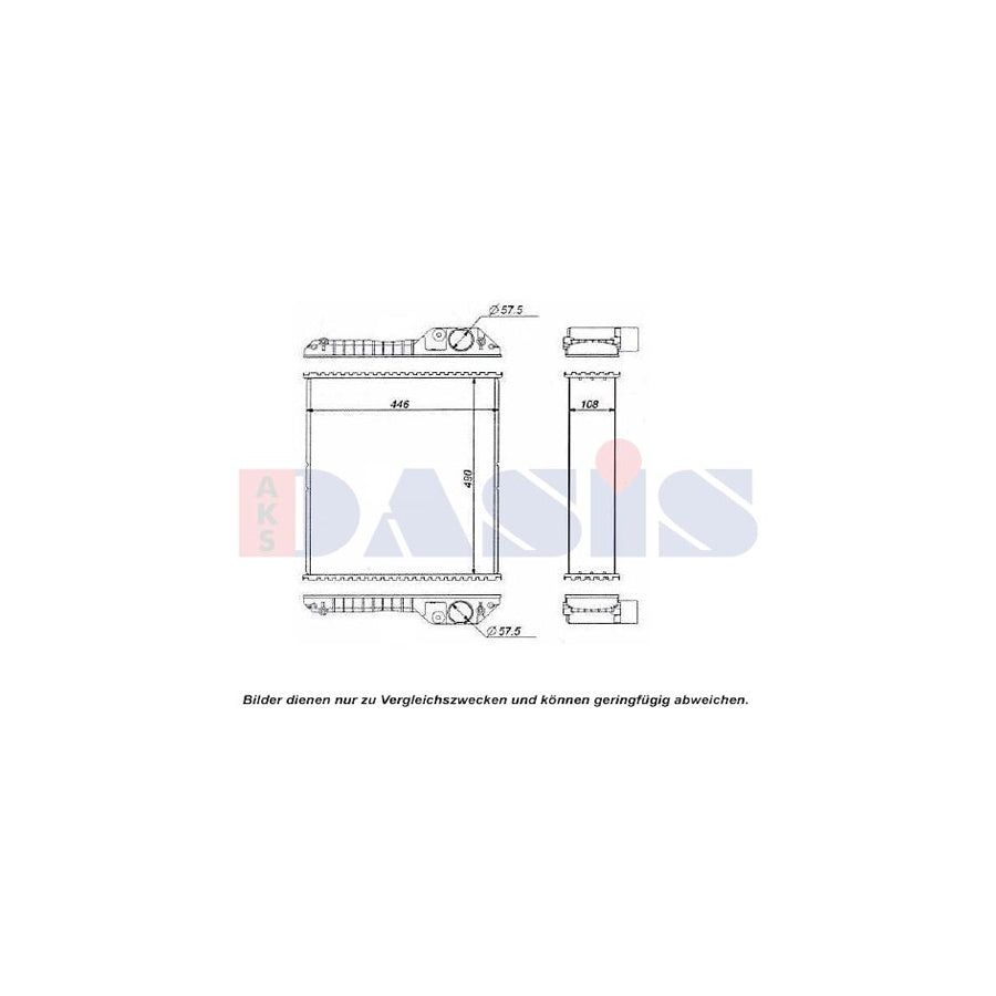 AKS Dasis 440612N Engine Radiator | ML Performance UK