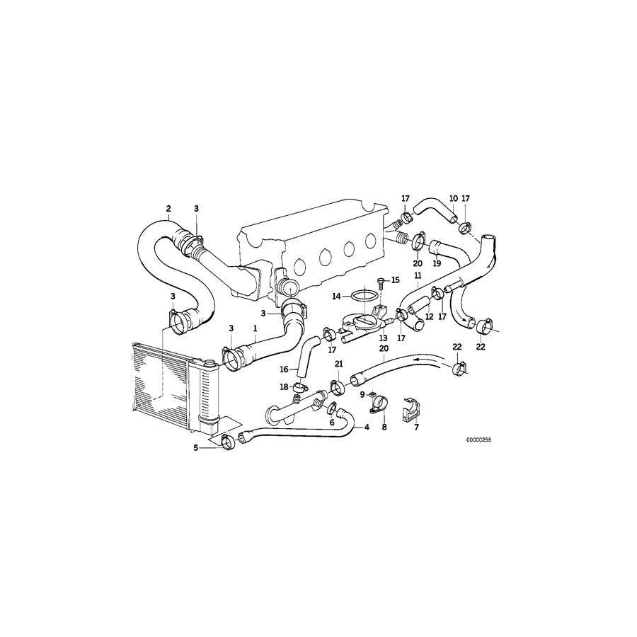 Genuine BMW 11531727445 E34 Return Hose (Inc. 518i) | ML Performance UK Car Parts