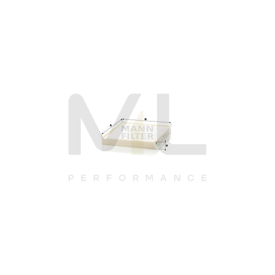 MANN-FILTER CU 2227 Pollen filter Particulate Filter | ML Performance Car Parts