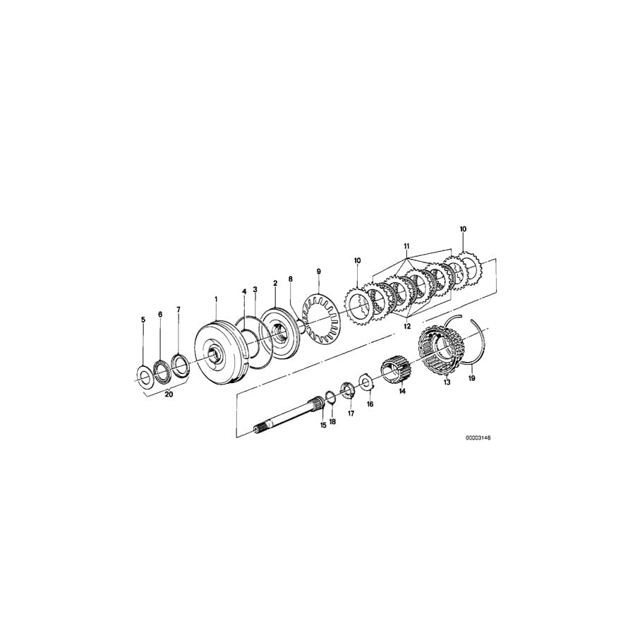 Genuine BMW 24231206823 E21 E24 E12 O-Ring (Inc. 528, 635CSi & 628CSi) | ML Performance UK Car Parts