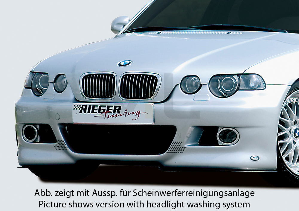 Rieger 00050302 BMW 3 Series E46 Front Bumper 1 | ML Performance UK Car Parts