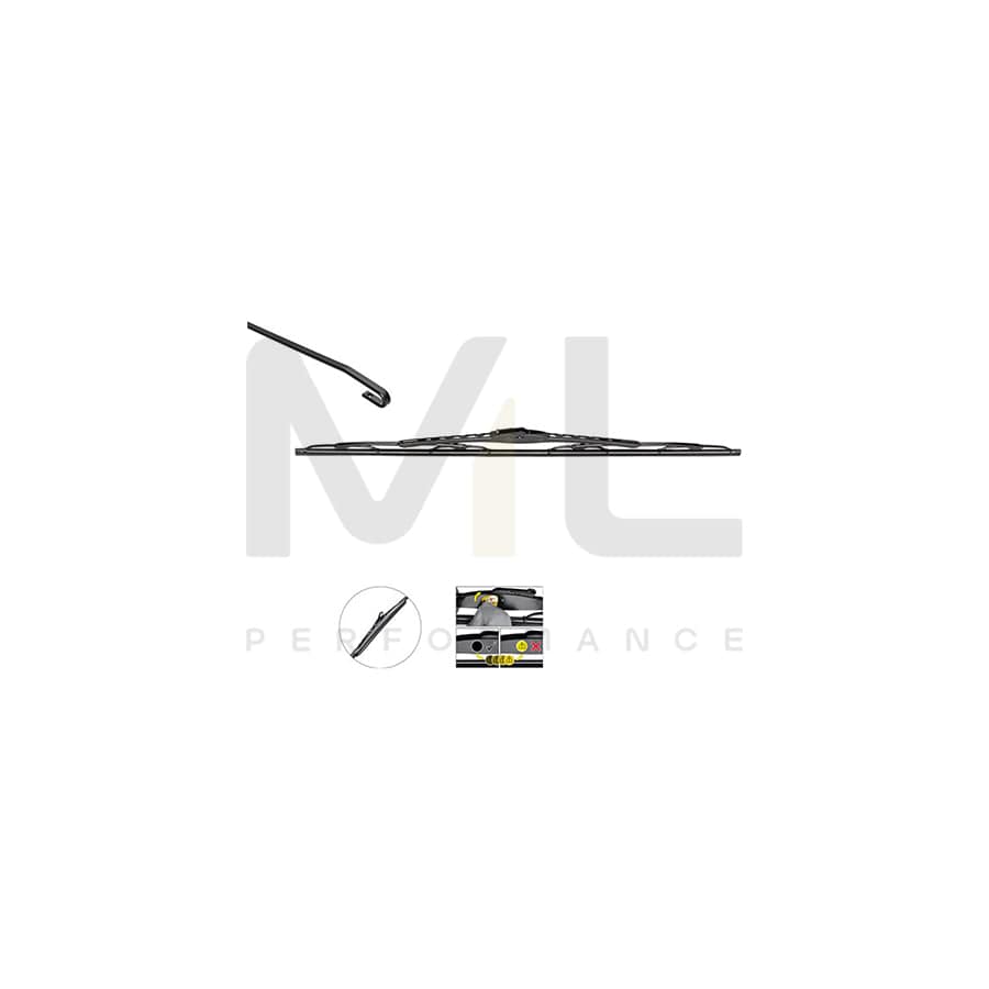 Valeo Silencio Wiper Blade With Spoiler Vm105 20 Inch | Wiper Blades UK | ML Performance Car Parts