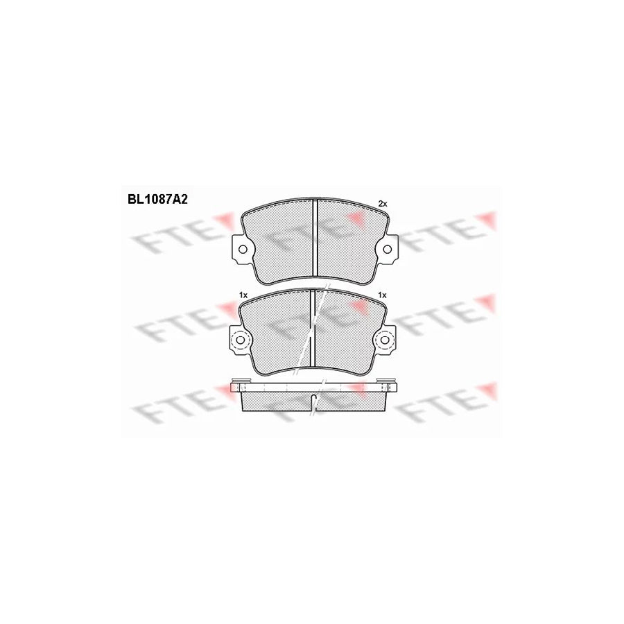 Fte BL1087A2 Brake Pad Set | ML Performance UK Car Parts