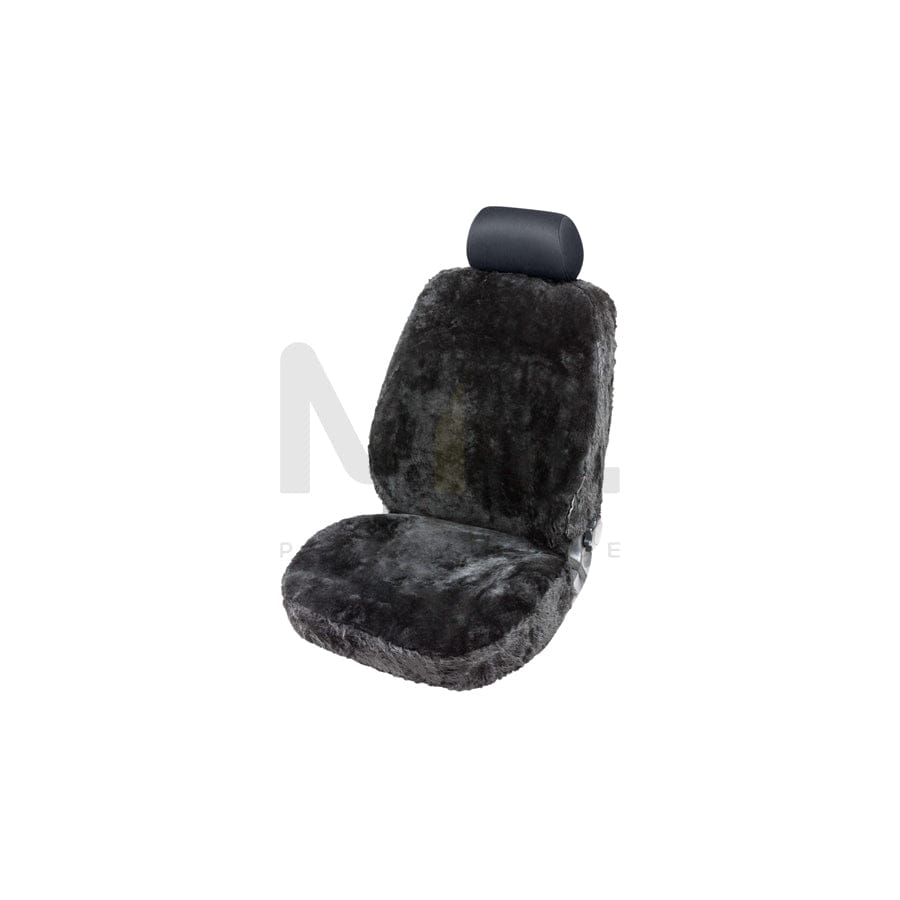 WALSER Trish 20039 Car seat cover Black, Sheepskin, Front | ML Performance Car Parts