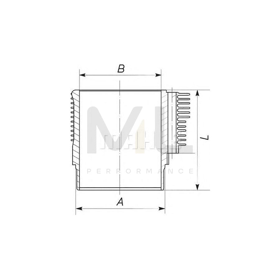MAHLE ORIGINAL 503 WR 20 Cylinder Sleeve for PORSCHE 911 97mm | ML Performance Car Parts