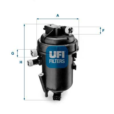 UFI 55.112.00 Fuel Filter For Fiat Doblo