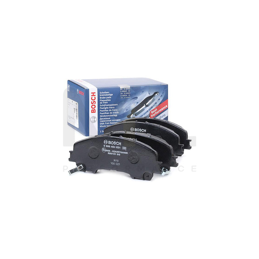 Bosch 0986494821 Brake Pad Set With Acoustic Wear Warning BP1995 | ML Performance Car Parts