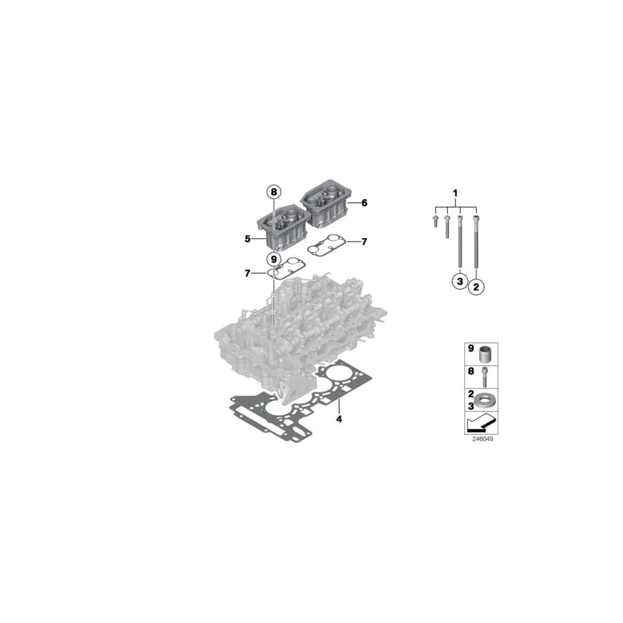 Genuine BMW 11127595546 F16 F33 F31 Spark Plug Recess Insert (Inc. 228i, 520i & 428iX) | ML Performance UK Car Parts