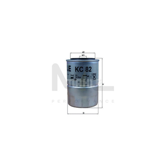 MAHLE ORIGINAL KC 82D Fuel filter Spin-on Filter | ML Performance Car Parts