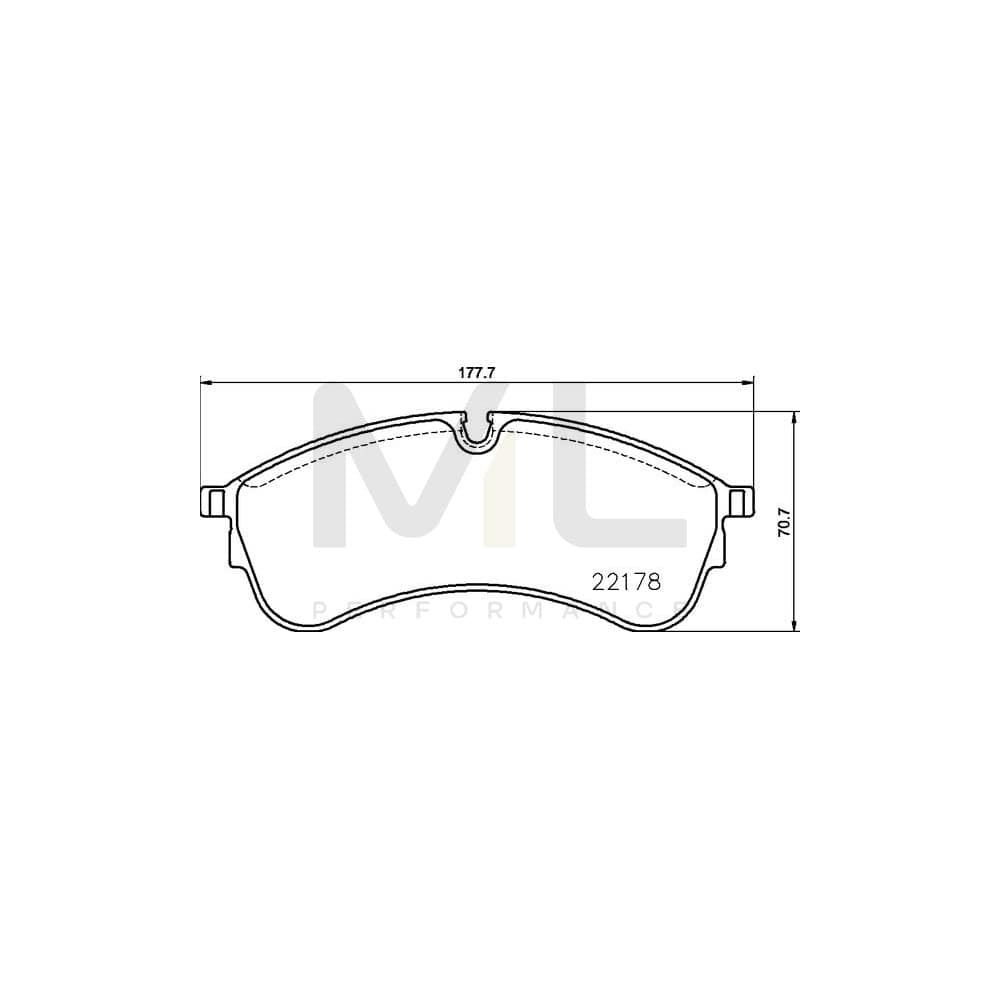 Brembo P 85 168 Brake Pad Set Prepared For Wear Indicator, With Brake Caliper Screws | ML Performance Car Parts