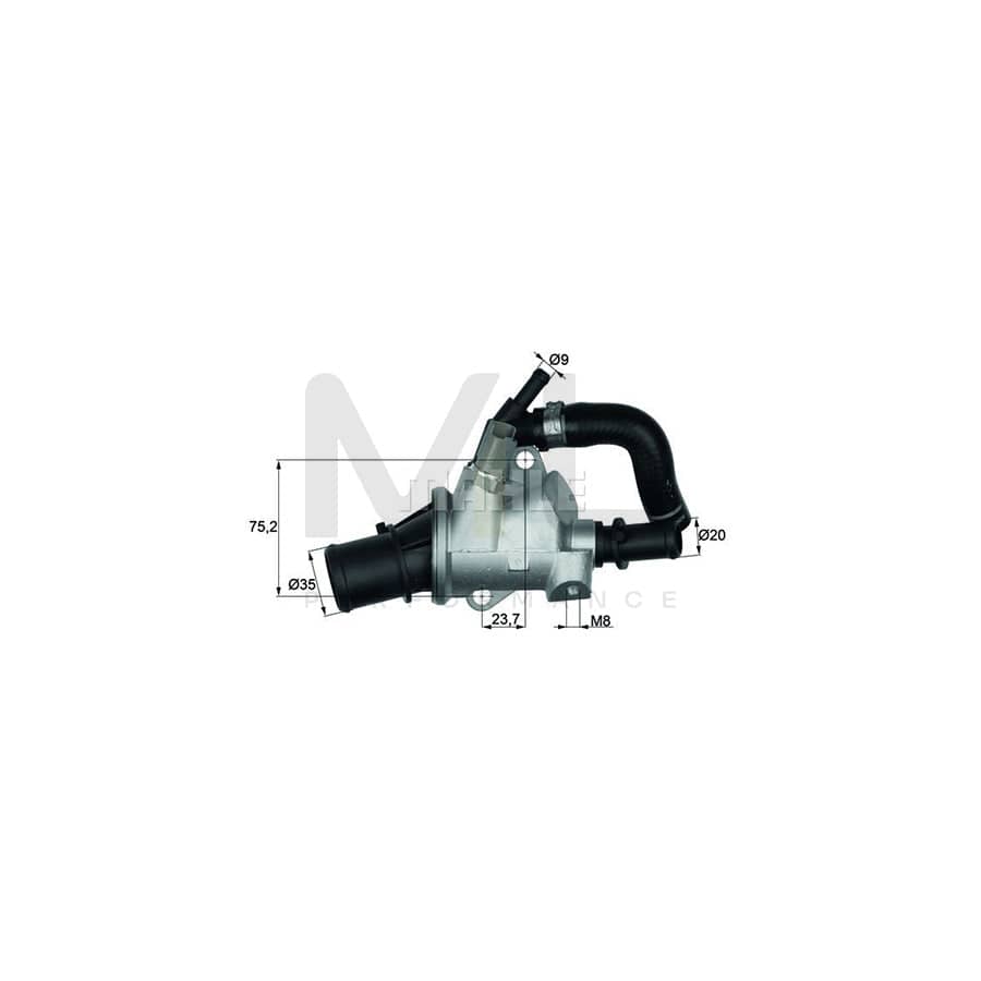 MAHLE ORIGINAL TI 173 88 Engine thermostat Opening Temperature: 88��C, with seal | ML Performance Car Parts