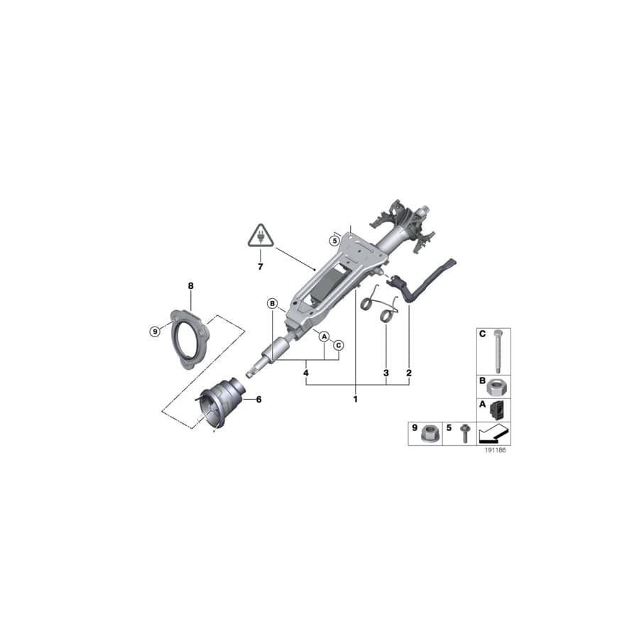 Genuine BMW 32306787402 E84 Bracket, Sleeve (Inc. X1 18d, X1 28i & X1 20dX) | ML Performance UK Car Parts