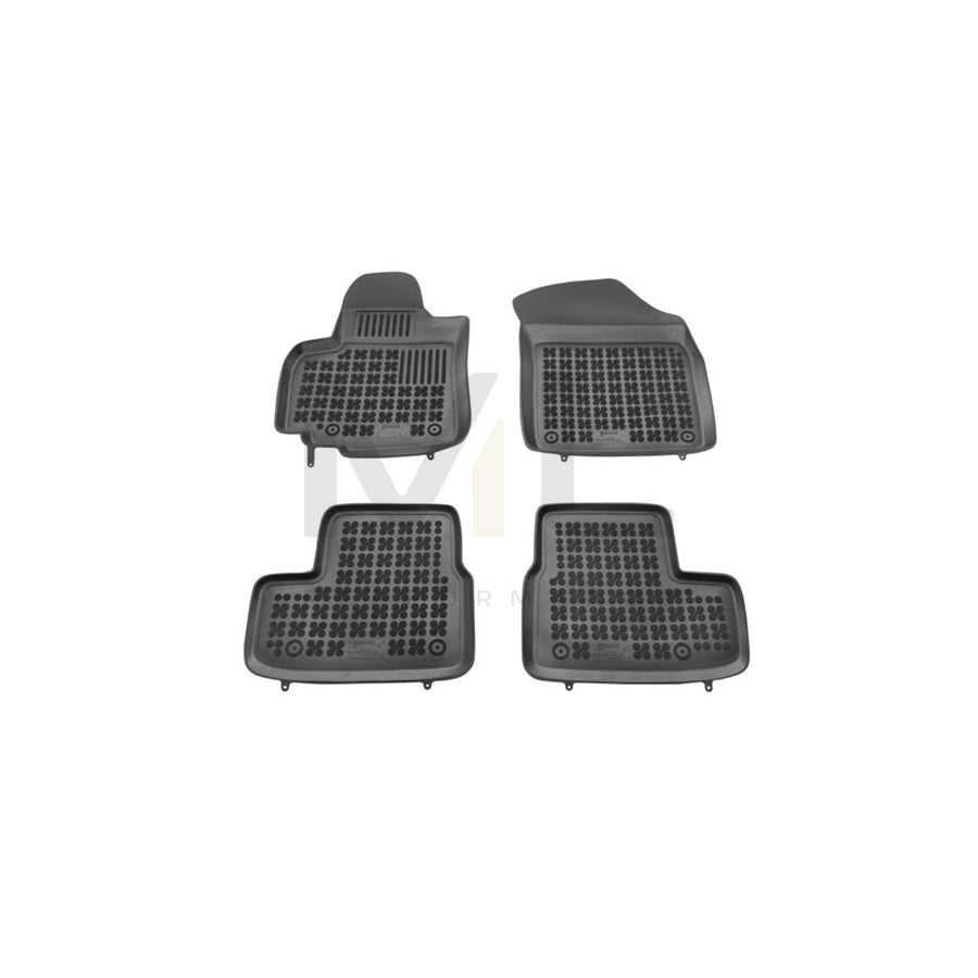 REZAW PLAST 202202 Floor mat set for SUZUKI Splash Elastomer, Front and Rear, Black | ML Performance Car Parts