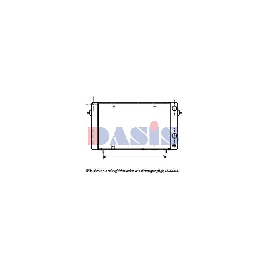 AKS Dasis 180700N Engine Radiator For Renault 25 | ML Performance UK